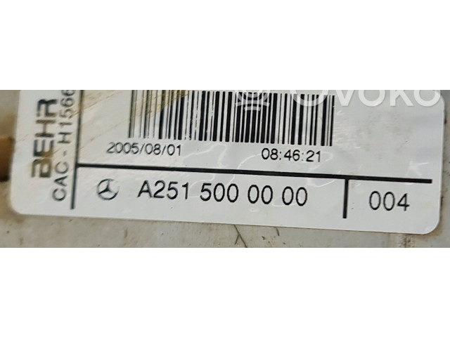 Интеркулер  A2515000000   Mercedes-Benz R W251 3.0