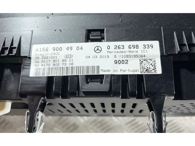Přístrojová deska  Mercedes-Benz GLA W156 2019 A1569004904, 1569004904  