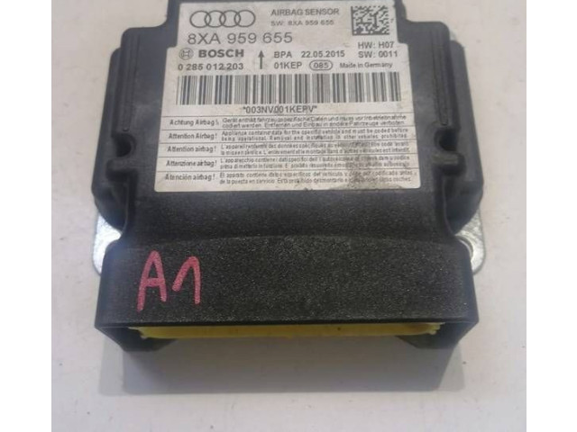 Блок подушек безопасности 8XA959655, 0285012203   Audi A1
