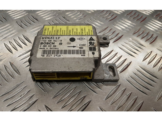 Блок подушек безопасности 7700426752B, 0285001155   Renault Clio II