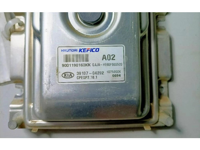 Блок управления двигателя 3910704291, 9001190160KK   KIA Picanto