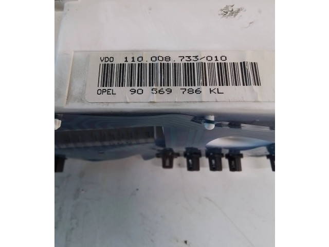 Přístrojová deska  Opel Vectra B 1996 90569786, 110008733010  