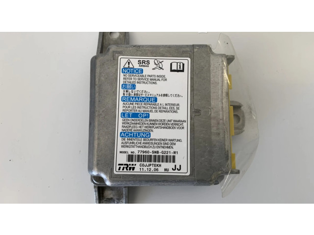 Блок подушек безопасности 77960-SNB-G221-M1   Honda Civic