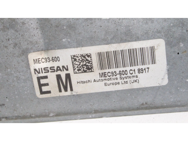 Řídící jednotka MEC93600   Nissan Qashqai 2009