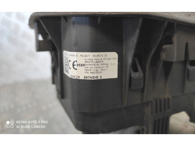 Подушка безопасности водителя 98185172ZD, 98185172ZD   Peugeot Rifter