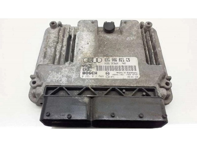 Блок управления двигателем Блок управления 03G997017MX, 0281012608   Audi A3 S3 8P