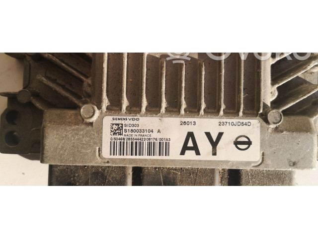 Řídící jednotka 23710JD54D, 23710JD54D S180033104A K9K282   Nissan Qashqai 2013