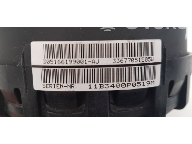 Подушка безопасности водителя 305166199001AJ, 33677051505W   BMW X1 E84