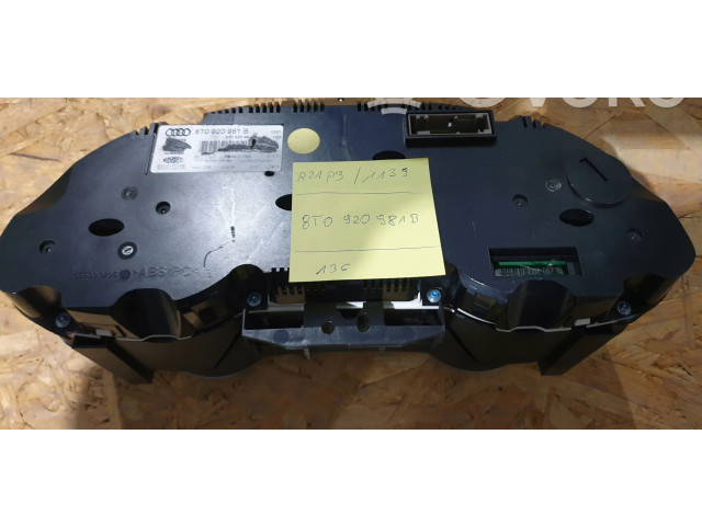 Přístrojová deska  Audi A5 8T 8F 2010 8T0920981B  