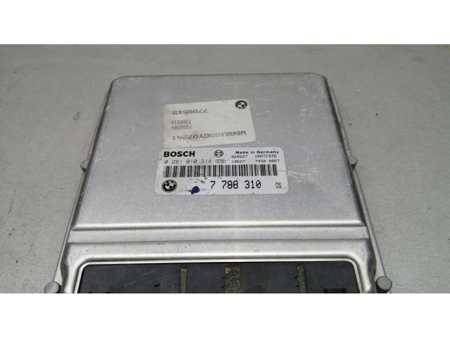 Řídící jednotka 7788310, 0281010314   BMW 5 E39 2000