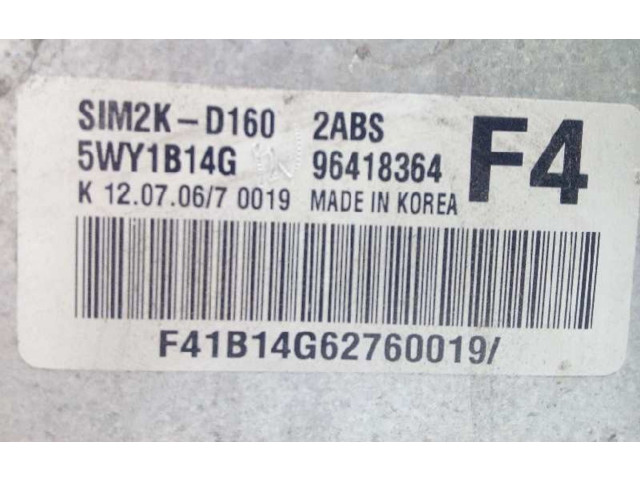 Řídící jednotka 96418364, 5WY1B14G   Chevrolet Epica 2007