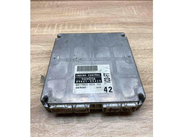 Řídící jednotka 8966105420, MB1758005034   Toyota Avensis T220 2000
