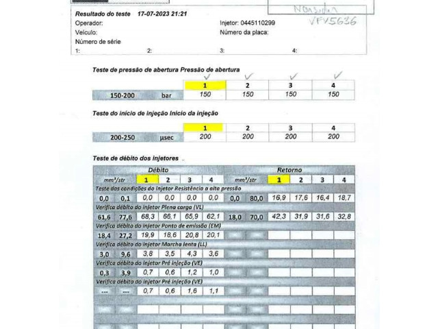 Vstřikovač 445110299   Alfa Romeo Giulietta  pro naftový motor 2.0  