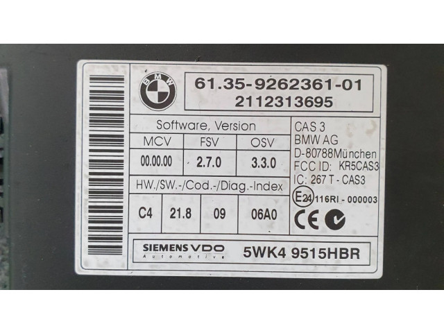 Řídící jednotka 8518269, 9262361   BMW 3 E92 E93 2011