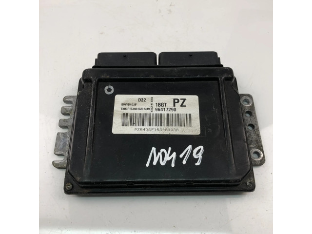 Блок управления двигателем Блок управления 96417290   Chevrolet Matiz