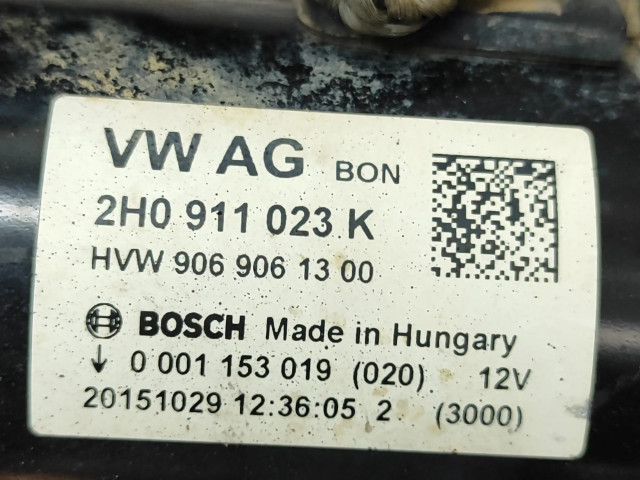 Стартер  2H0911023K, 0001153019   Volkswagen Amarok