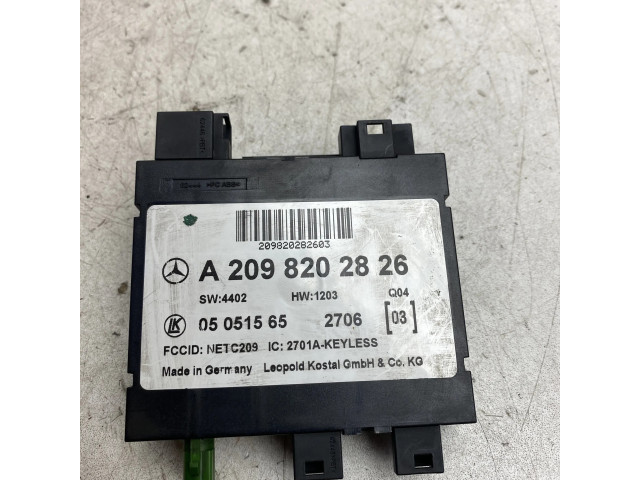 Блок управления A2098202826   Mercedes-Benz CLK AMG A209 C209