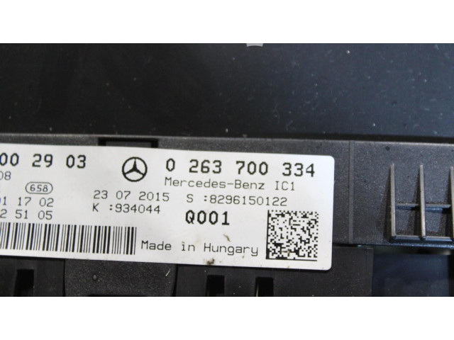 Přístrojová deska  Mercedes-Benz A W176 2014 A1769002903, A1729025105  