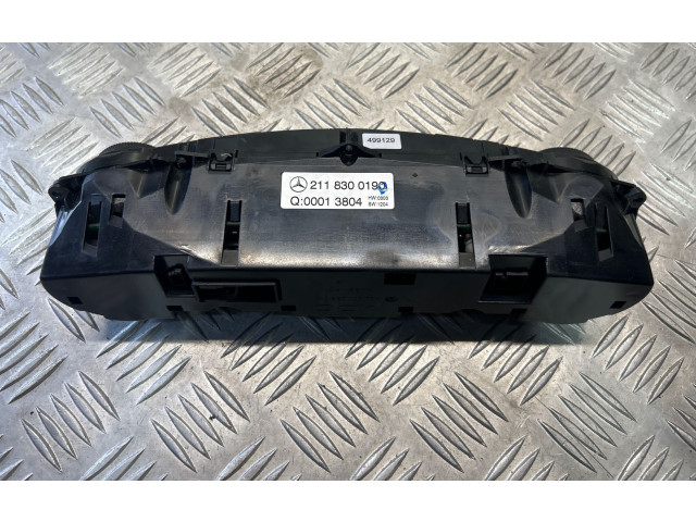 Блок управления климат-контролем 2118300190   Mercedes-Benz E W211