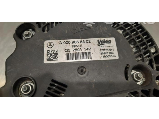 Генератор A0009068302   Mercedes-Benz GLE W167      