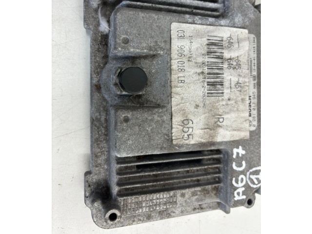 Блок управления двигателя 03L906018LB, 281017945   Audi A6 S6 C7 4G