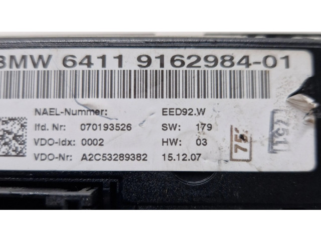 Блок управления климат-контролем 9162984, 070193526   BMW 3 E92 E93