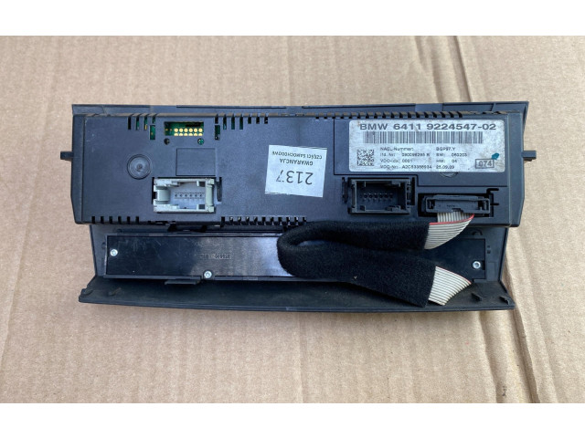 Блок управления климат-контролем 9224547   BMW 3 E92 E93