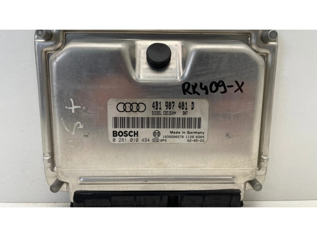 Блок управления двигателя 4B1907401D, 1039S00278   Audi A6 S6 C5 4B