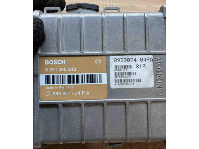 Řídící jednotka 893907404PA, 0261200242   Audi 80 90 B3 1986