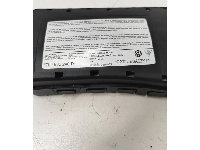 Подушка безопасности в сиденье 7L0880240D, 0202UB0A6Z71   Volkswagen Touareg I