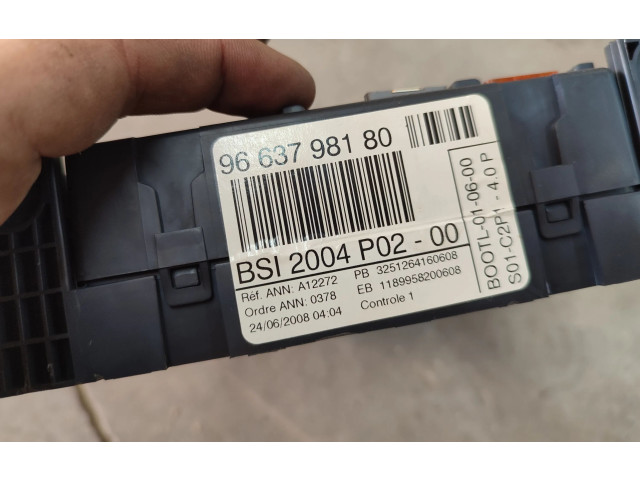   Pojistková skříňka 9663798180   Peugeot 308 SW  2008