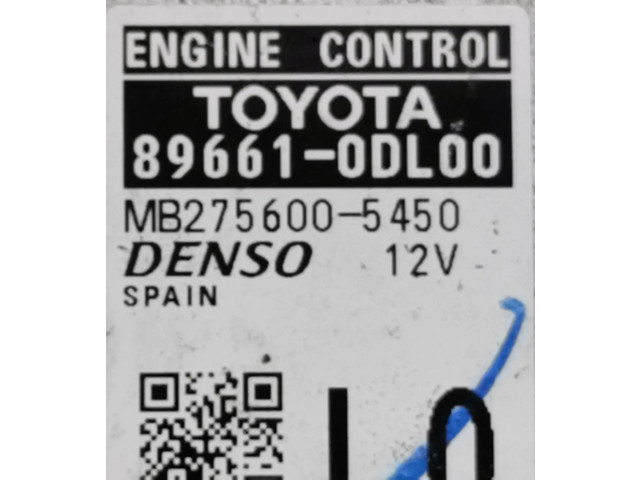 Řídící jednotka 896610DL00, MB2756005450   Toyota Yaris 2015