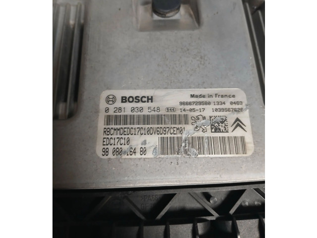 Řídící jednotka 9808016480, 9666729580   Peugeot 308 SW  2014