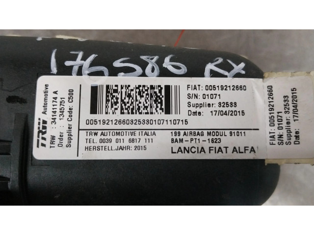 Подушка безопасности пассажира 00519212660   Fiat Grande Punto