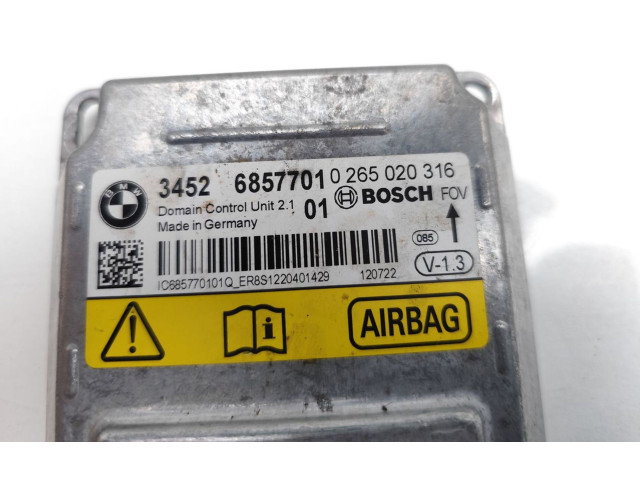 Блок подушек безопасности 6857701, 026520316   BMW 1 F20 F21