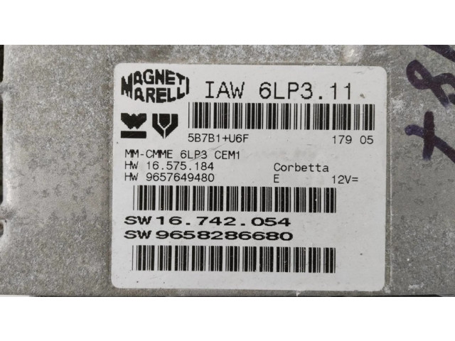 Řídící jednotka 9658286680, 9657649480   Peugeot 407 2005