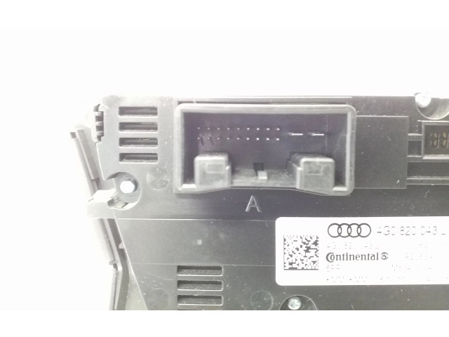 Блок управления климат-контролем 4G0820043L   Audi A6 S6 C7 4G