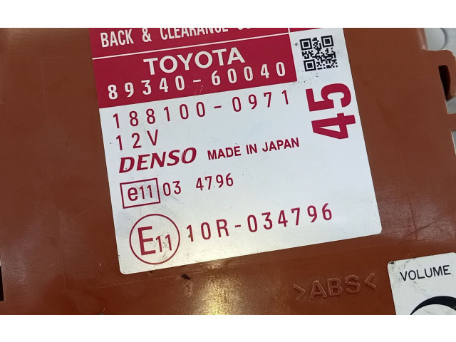 Блок управления 8934060040, 1881000971   Toyota Land Cruiser (J150)