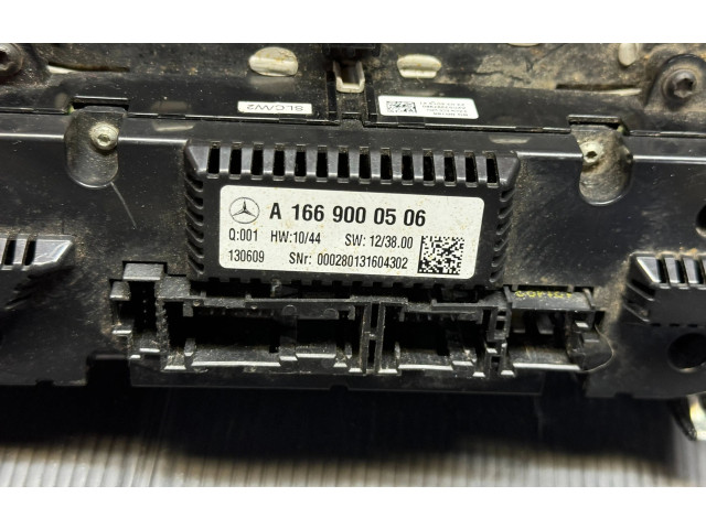 Блок управления климат-контролем A1669000506, HW1044   MercedesBenz GLE (W166 - C292)