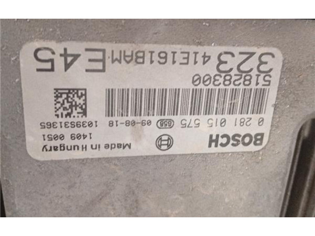 Блок управления двигателем Блок управления 51828300, 281015575   Fiat Linea