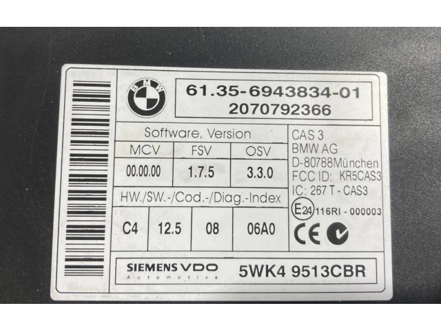 Řídící jednotka 7807529, 0281013537   BMW 1 E81 E87 2007