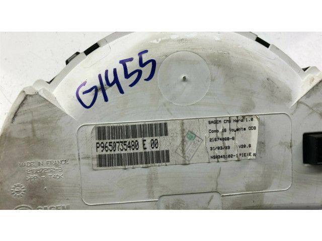 Přístrojová deska  Citroen C3 2004 P9650735480E, G1455  