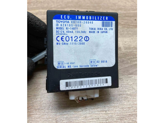 Блок управления иммобилайзера 8978028040, 626165000   Toyota Previa (XR30, XR40) II