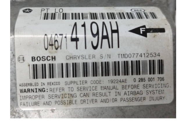 Блок подушек безопасности 04671419AH, TMD07741253   Chrysler PT Cruiser