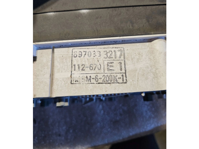 Přístrojová deska  Opel Monterey 1991 8970333217, 112670  