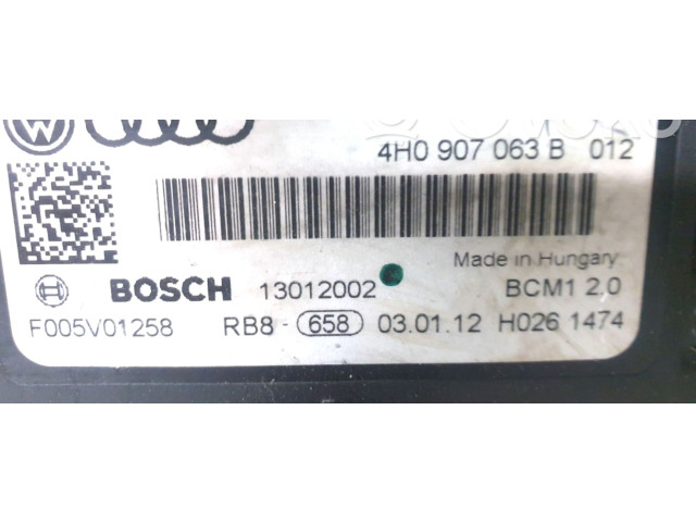 Блок комфорта 4H0907063BJ   Audi A6 S6 C7 4G   