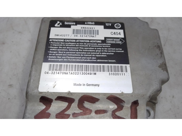 Блок подушек безопасности 46842421, CENTRALITAAIRBAG   Alfa Romeo 166
