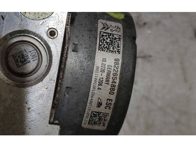Jednotka ABS 9822654880, 10022012064   Peugeot 2008 I 2018