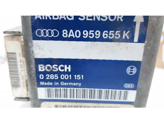 Блок подушек безопасности 8A0959655K, 82598   Audi A8 S8 D3 4E