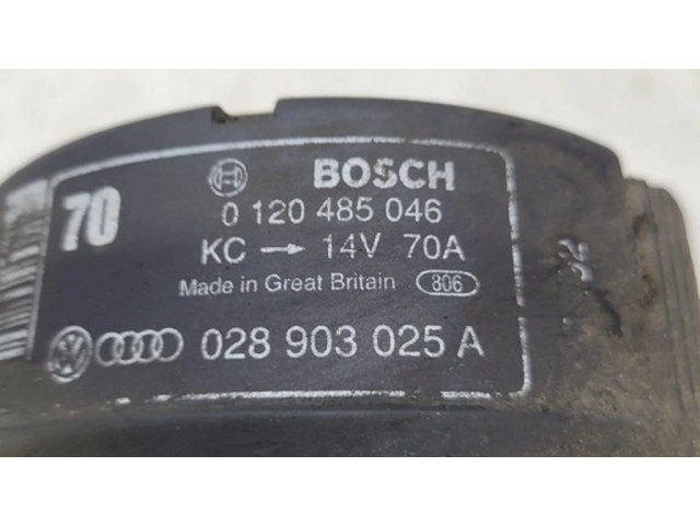 Генератор 028903025A, 0120485046   Audi 80 90 S2 B4 1.9     
